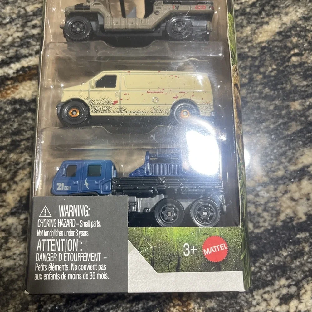 Matchbox Jurassic World Rebirth, Rapid Getaway Unit 5 Pack Age 3+ New Sealed